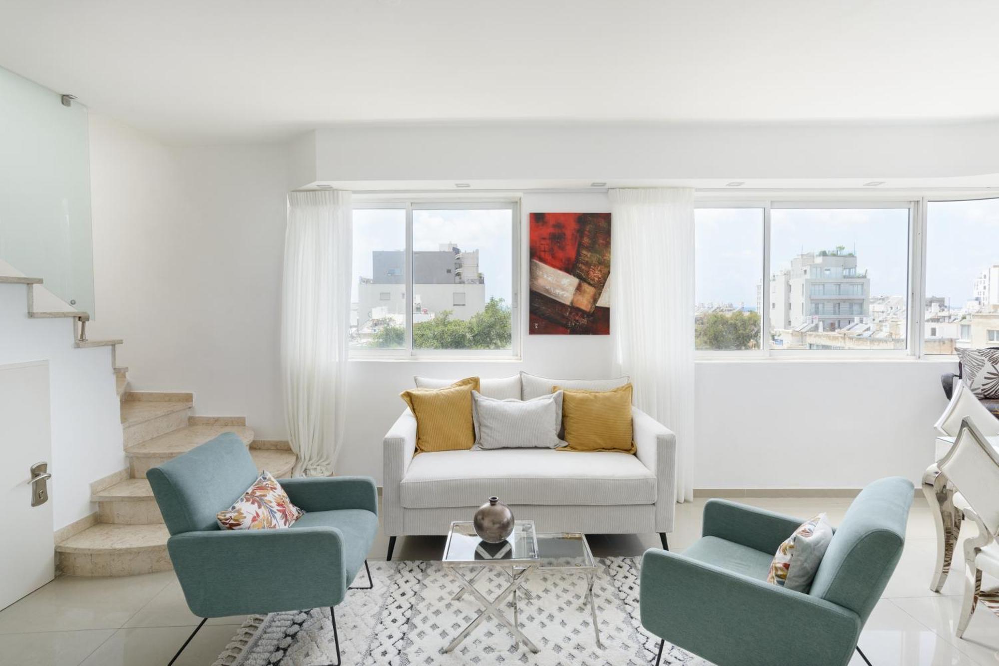 Penthouse With Panoramic View By Feelhome Tel Aviv Eksteriør bilde